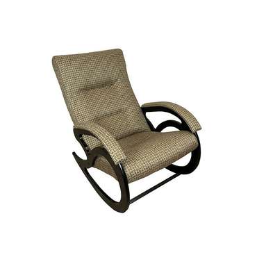 Кресло-качалка Классика бежевого цвета