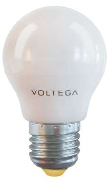 Лампочка Voltega 7052 Globe E27 7W Simple грушевидной формы