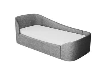 Диван-кровать Kidi Soft 90х200 серого цвета с низким изножьем 