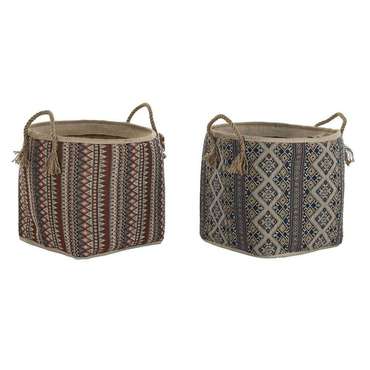 Корзина DKD Home Decor 40 x 40 x 48 cm джут Морская трава Boho (2 штук)