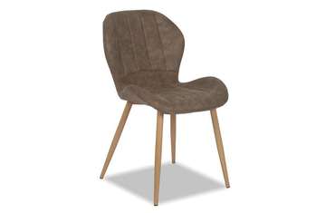 Обеденный стул Debby коричневого цвета