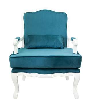 Полукресло Nitro blue+white с голубой обивкой