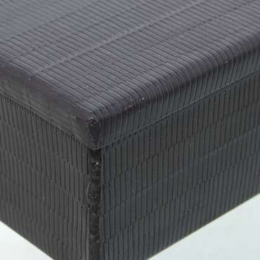 Набор шкатулок Чёрный Металл 28 x 18 x 8 cm 22 x 7 x 14 cm 2 Предметы