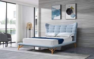 Кровать Venezia 160х200 голубого цвета