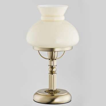 Настольная лампа Luiza с бежевым плафоном