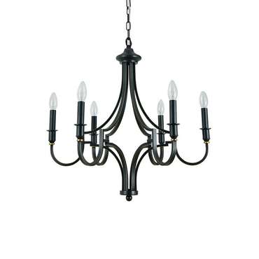 Люстра Newport 3450 Daniela 3456/C black+gold