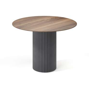 Обеденный стол Фелис коричнево-черного цвета