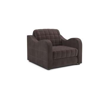Кресло-кровать Барон 4 коричневого цвета