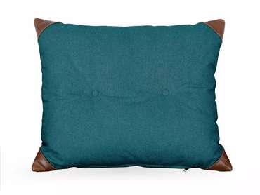 Подушка Chesterfield 60х60 сине-зеленого цвета