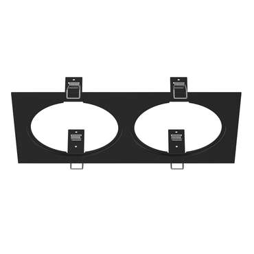 Рамка INTERO 111 Double QUADRO ЧЕРНЫЙ