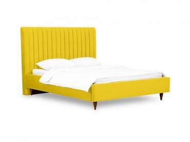 Кровать Dijon 160х200 желтого цвета