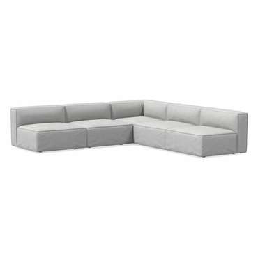 Модульный диван Remi серого цвета 