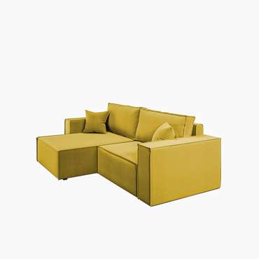 Диван-кровать угловой Hygge желтого цвета