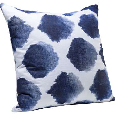 Подушка Santorini бело-синего цвета
