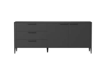Комод Type oak  L черного цвета