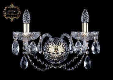 Хрустальное бра Art Classic 45241 10.11.2.165.XL.Gd.Sp подсвечник с подвесками