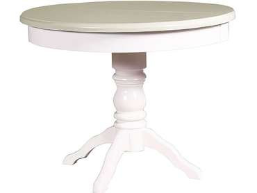 Раздвижной обеденный стол Прометей бело-кремового цвета