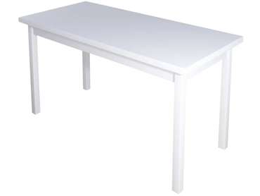 Стол обеденный Классика 140х60 белого цвета