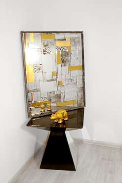 Настенное зеркало "Fabrizio silver"