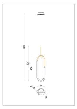 Подвесной светильник Arte lamp LUMINO A2233SP-20GO