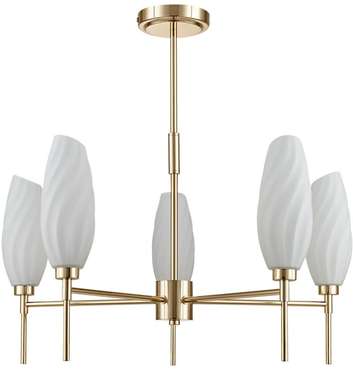 Потолочная люстра на штанге Lumion Shivon 6518/5C золотой G9 5*40W 220V