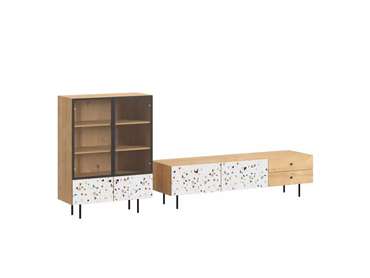 Композиция Frida 3 с принтом Marble на металлических ножках 