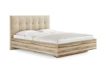 Кровать Vena 180х200 с изголовьем кремового цвета без основания и подъемного механизма
