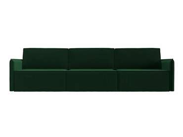 Прямой диван-кроват Либерти лонг зеленого цвета
