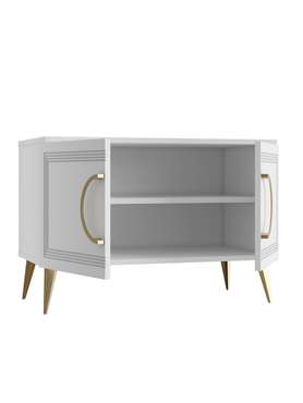 Комод Оливия ОЛ-09 белый бриллиант/бланж