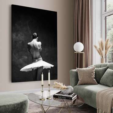 Картина на холсте Балерина в пачке 50х70 см