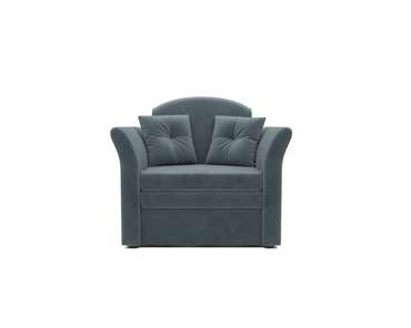 Кресло-кровать Малютка 2 серо-синего цвета