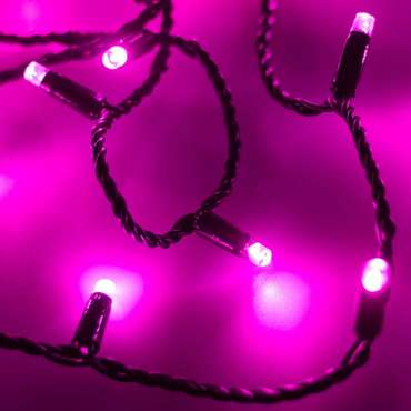 Уличная светодиодная гирлянда Ard String Classic нить 230V розового цвета