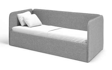 Кровать-диван Leonardo 90х200 серого цвета с подъемным механизмом