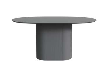 Овальный обеденный стол Type 160 серого цвета