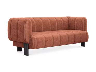 Диван Cassis красного цвета с черными ножками