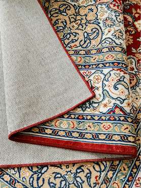 Ковер Silk shakira 80x150 красно-бежевого цвета