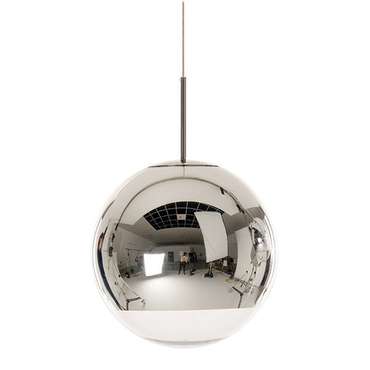Подвесной светильник Mirror Ball D25 серебряного цвета