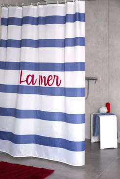 Штора для ванных комнат La Mer цветной