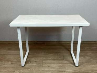 Стол обеденный Loft 120х70 белого цвета