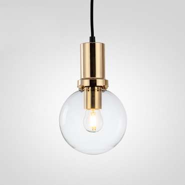 Подвесной светильник Penball D15 золотого цвета