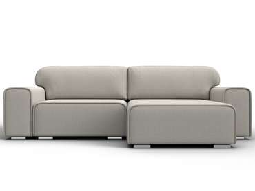 Угловой диван-кровать Лига 029 бежевого цвета правый угол