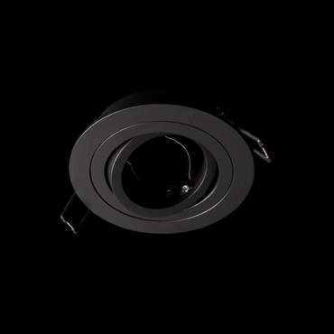 Встраиваемый светильник Hap 10341/B Black (металл, цвет черный)