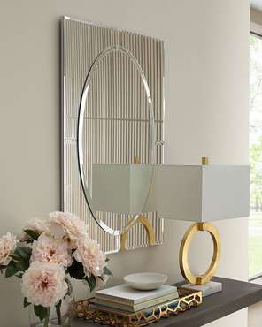 Настенное зеркало Корк 70х109 в зеркальное раме