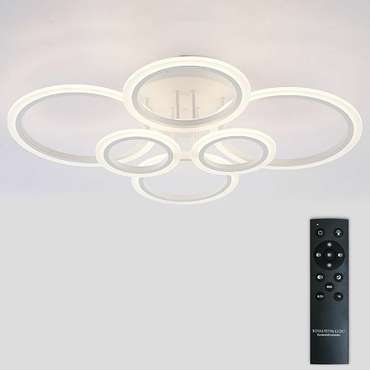 Потолочная люстра Home LED LAMPS 81439 (акрил, цвет белый)