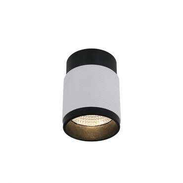 Светильник накладной iLEDEX Delta 1955-10W-3000K-36 BK+WH
