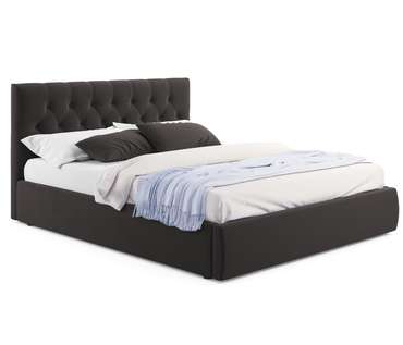 Кровать Verona 160х200 с подъемным механизмом коричневого цвета