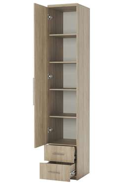 Шкаф с полками и ящиками Мелодия МПЯ-11 30 цвета дуб сонома