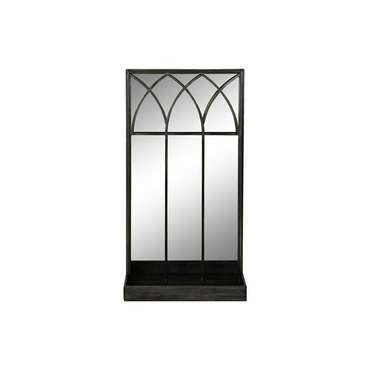 Зеркало на подставке Чёрный Металл Зеркало 40 x 12 x 80