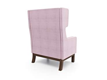 Кресло Айверс Хай розового цвета