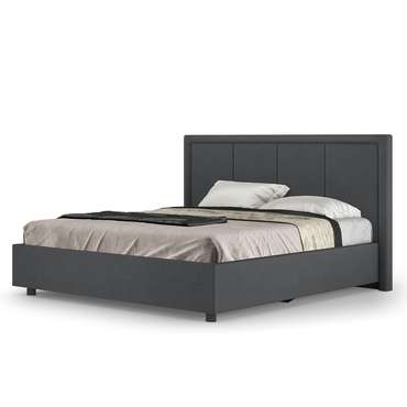 Кровать-8М 160х200 графитового цвета с подъёмным основанием 